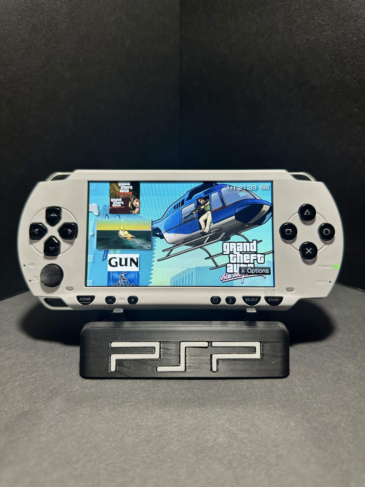 PSP-1000 – IPS Screen Upgrade • 64-128GB • Custom Firmware • Excellent Condition