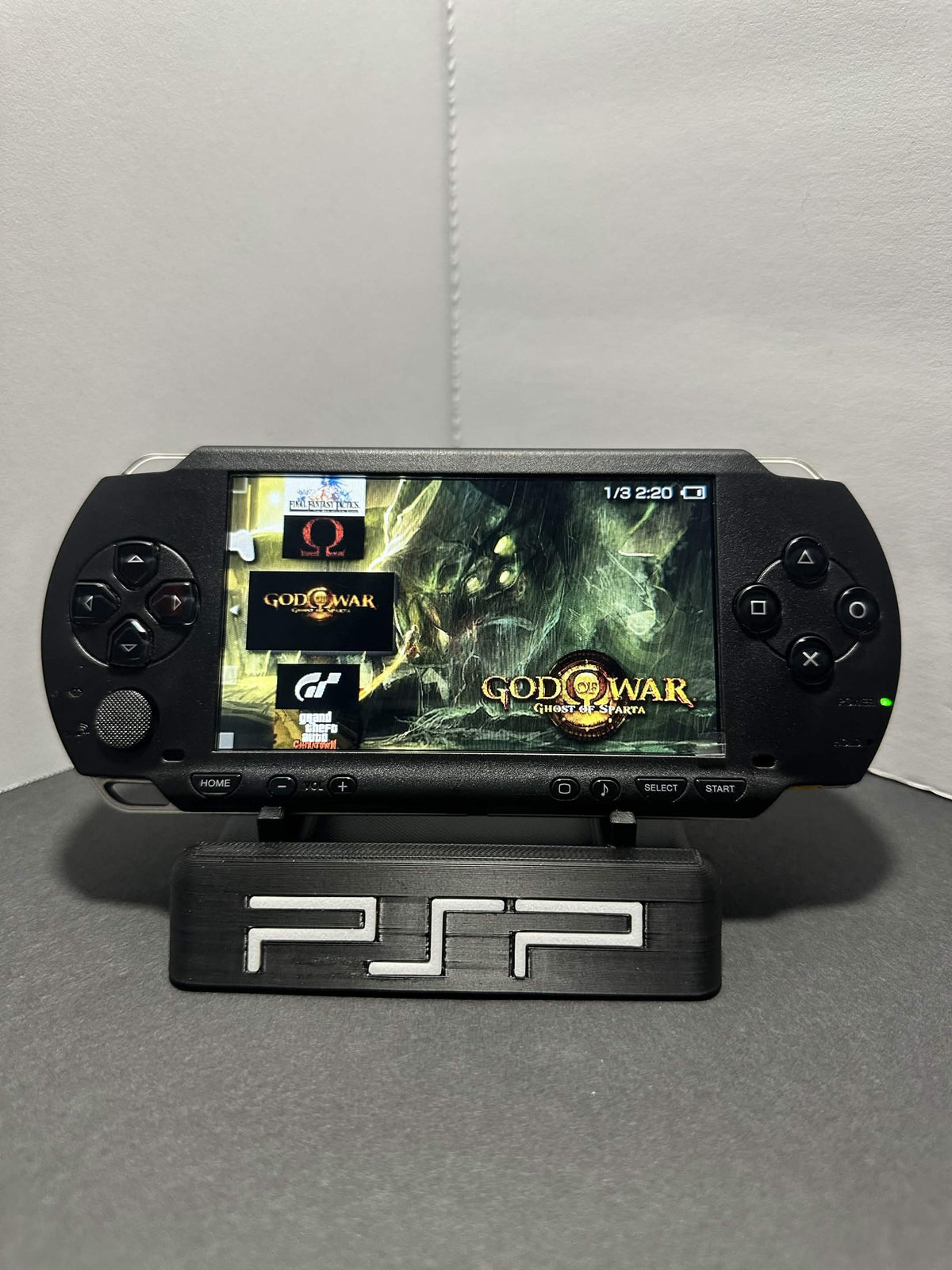 PSP-1000 – IPS Screen Upgrade • 64-128GB • Custom Firmware • Excellent Condition