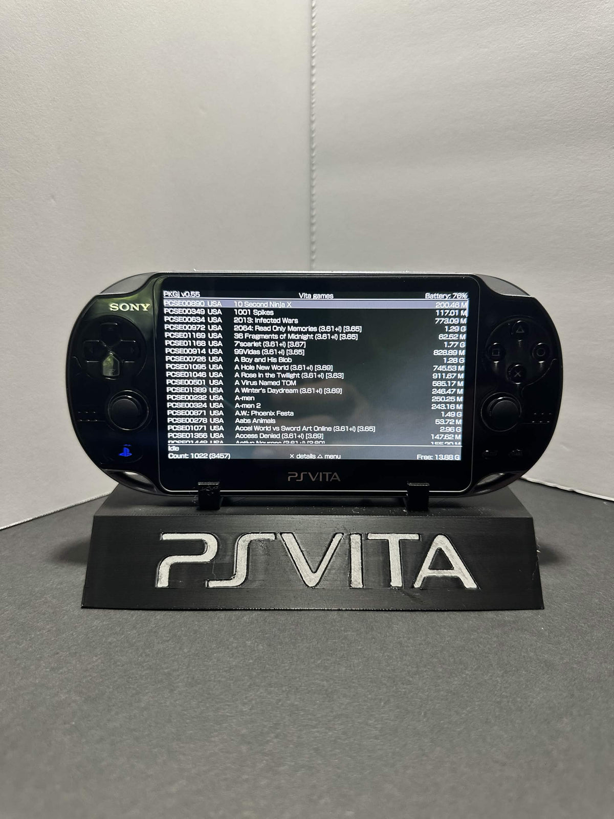 PS Vita-1000 OLED – 128GB SD2VITA • Custom Firmware • Excellent Condition