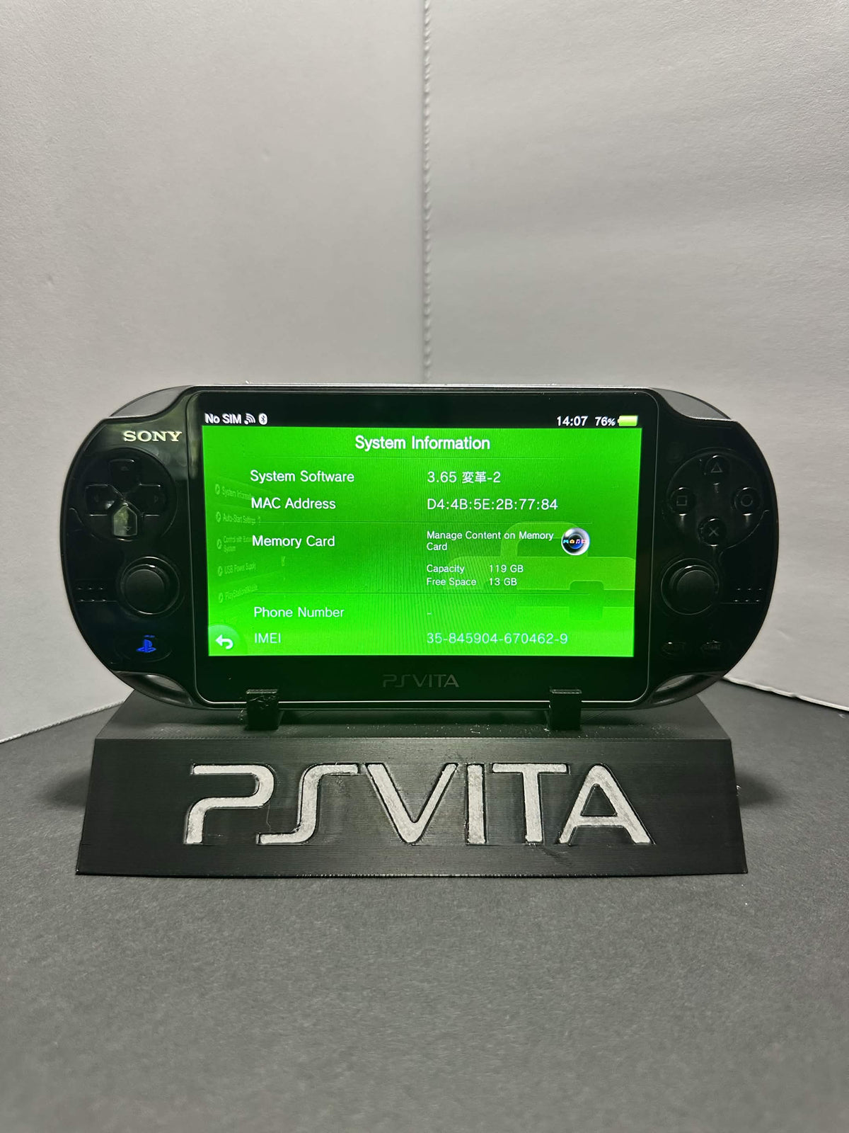 PS Vita-1000 OLED – 128GB SD2VITA • Custom Firmware • Excellent Condition
