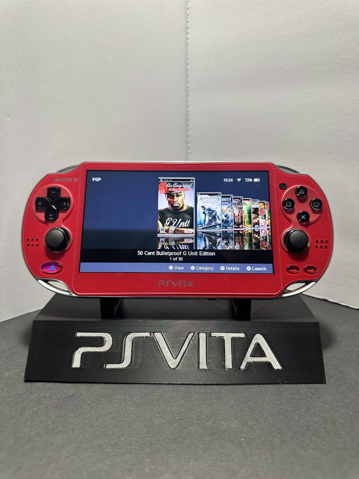 PS Vita-1000 OLED – 128GB SD2VITA • Custom Firmware • Excellent Condition
