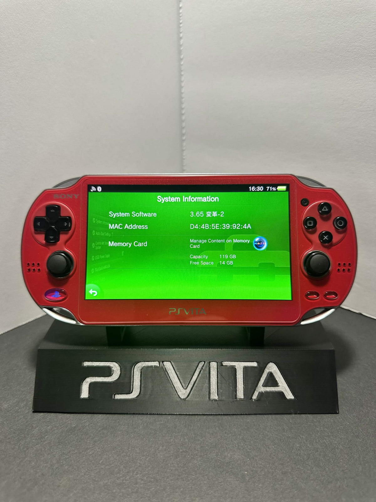 PS Vita-1000 OLED – 128GB SD2VITA • Custom Firmware • Excellent Condition