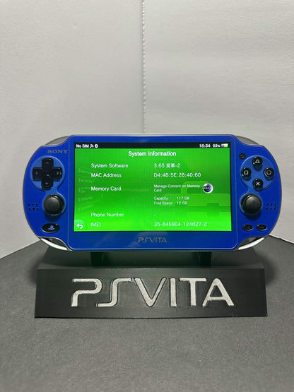 PS Vita-1100 OLED – 128GB SD2VITA • Custom Firmware • Excellent Condition