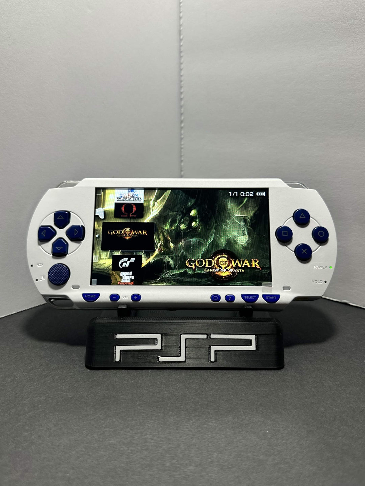 PSP-1000 – IPS Screen Upgrade • 64-128GB • Custom Firmware • Good Condition