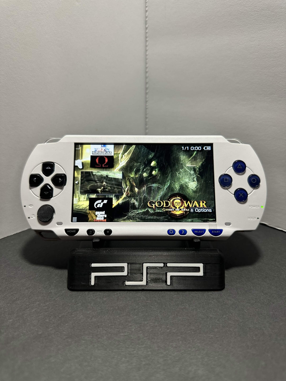 PSP-1000 – IPS Screen Upgrade • 64-128GB • Custom Firmware • Good Condition