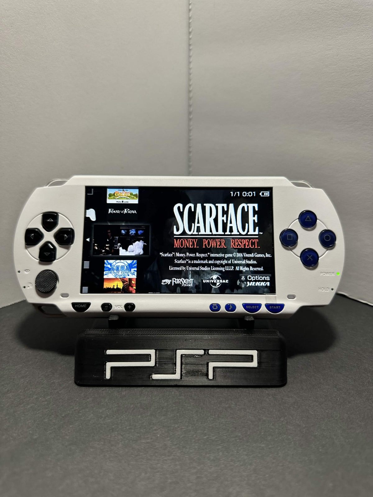 PSP-1000 – IPS Screen Upgrade • 64-128GB • Custom Firmware • Good Condition