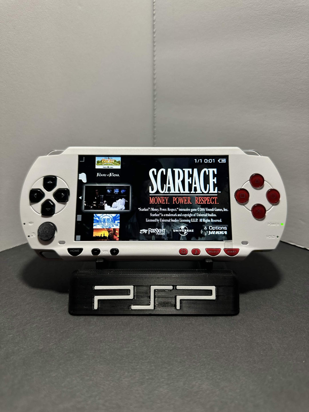 PSP-1000 – IPS Screen Upgrade • 64-128GB • Custom Firmware • Good Condition